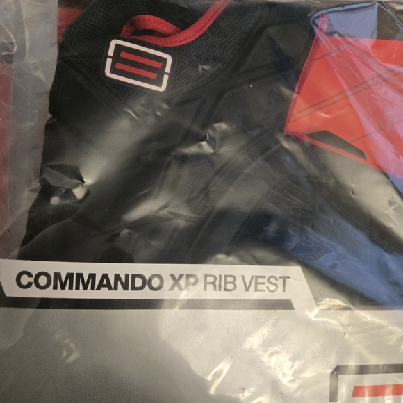 Shift Commando XP Rib Vest Red & Black Adult Medium - Picture 6 of 8